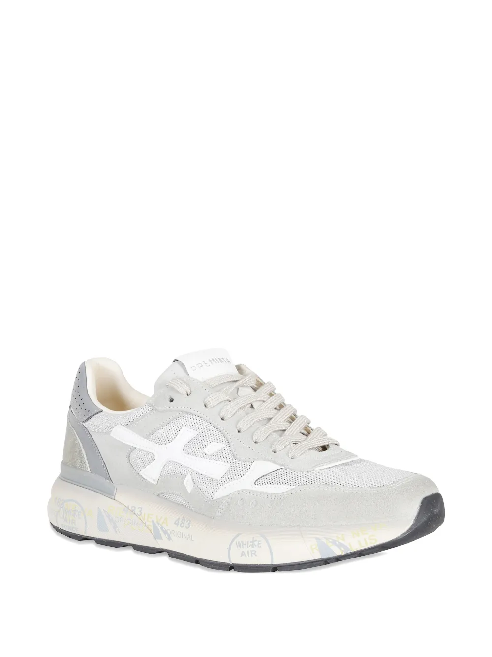 Premiata Mick logo sneakers Grijs