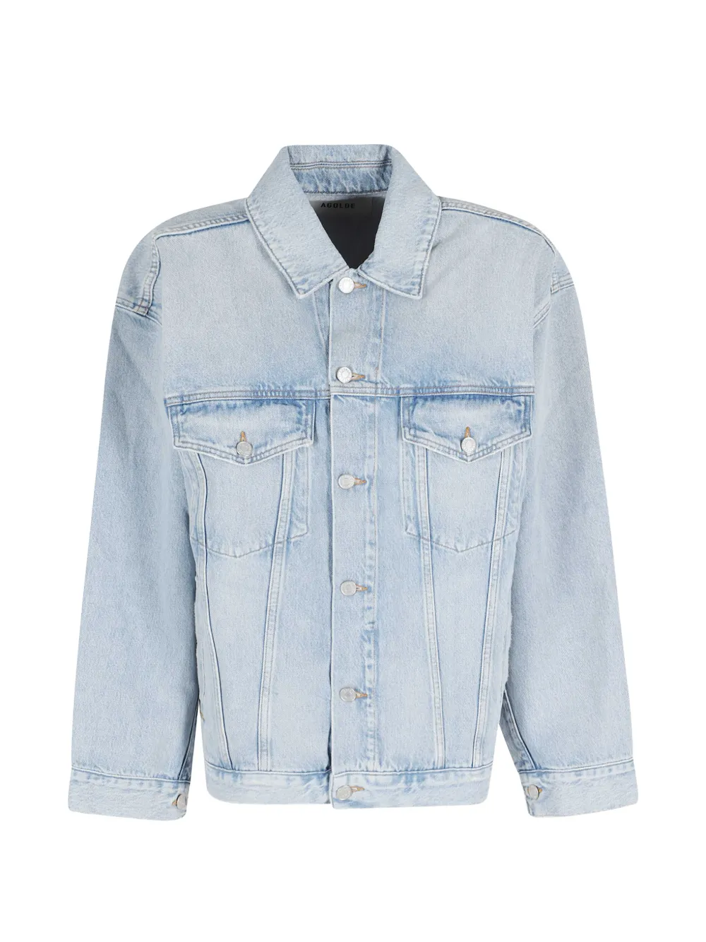 AGOLDE Evin buttoned jacket - Blau