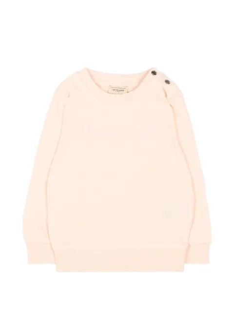 TRUSSARDI JUNIOR crewneck long-sleeved sweatshirt