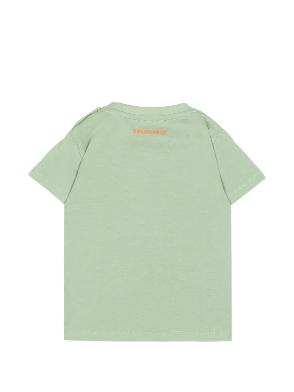TRUSSARDI JUNIOR Grafisch T-shirt met korte mouwen Groen