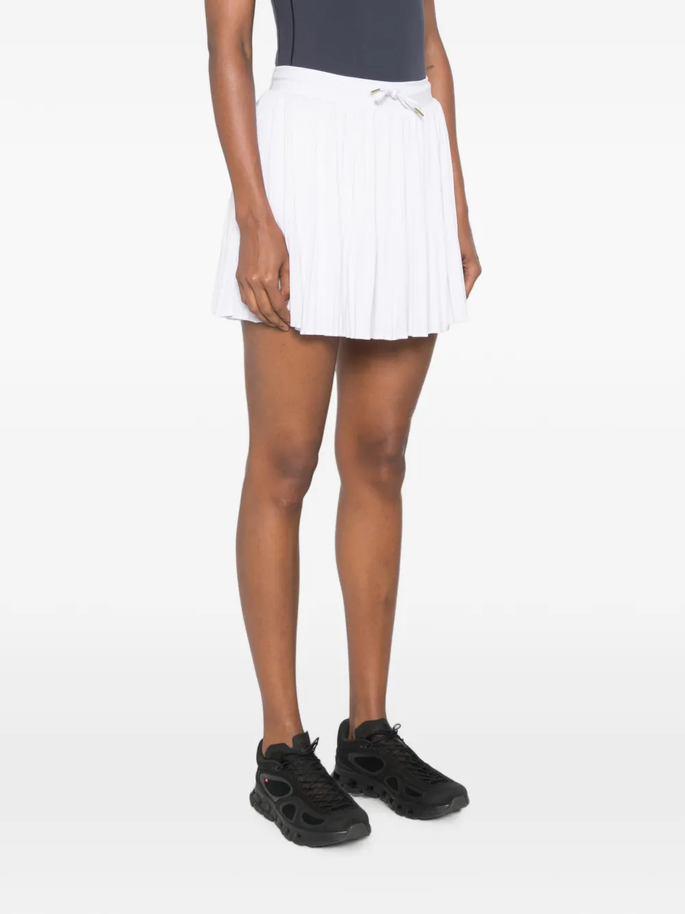 Varley Davina 15" high-waist skort met plooien Wit