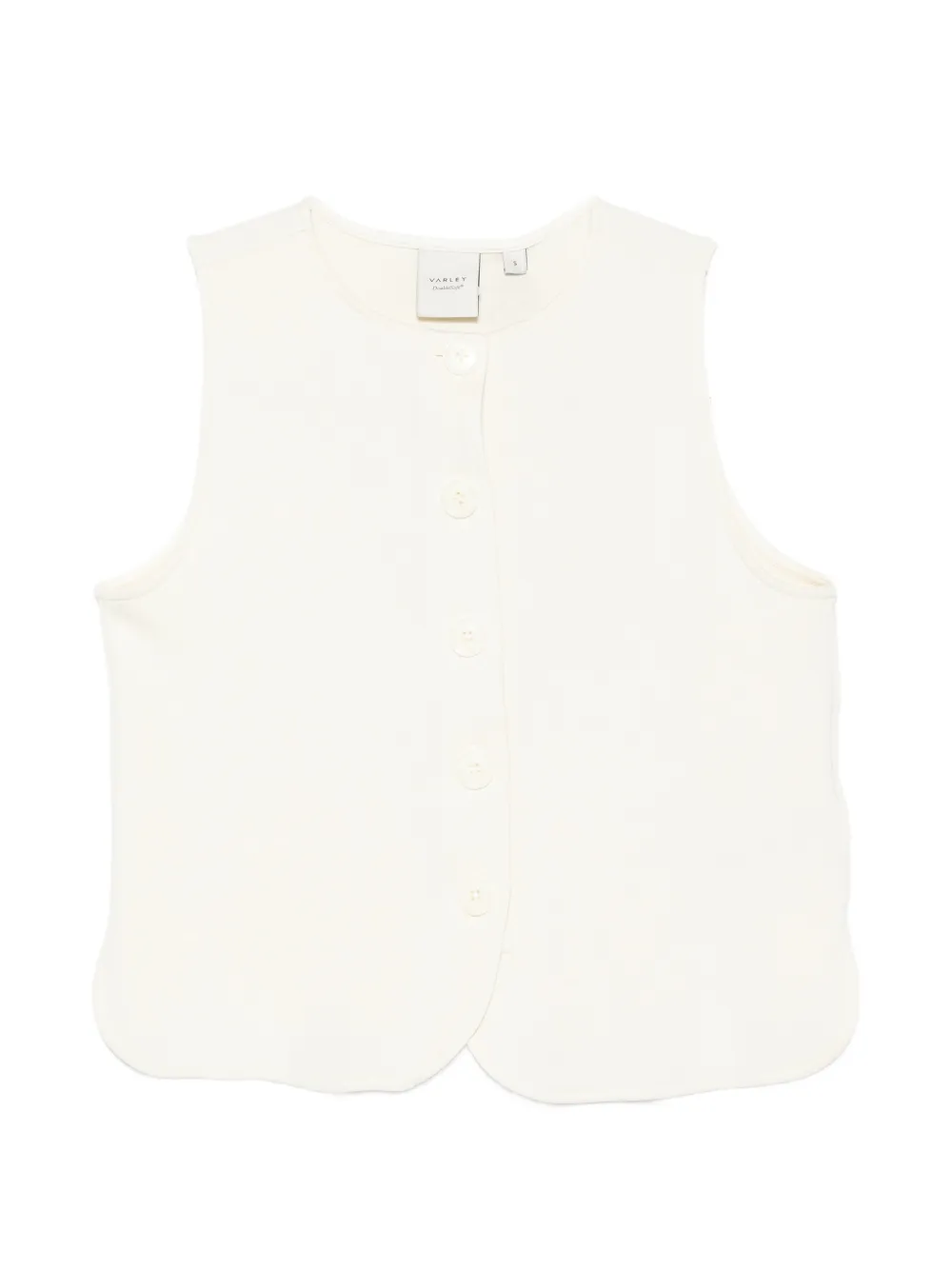 Varley Josie button-front vest - Toni neutri