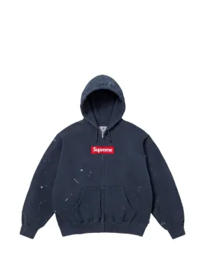 Supreme S Logo zip-up Hoodie | Blue | FARFETCH GE