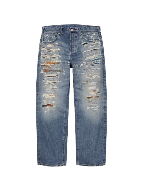 Supreme x MM6 Maison Margiela distressed-effect trousers