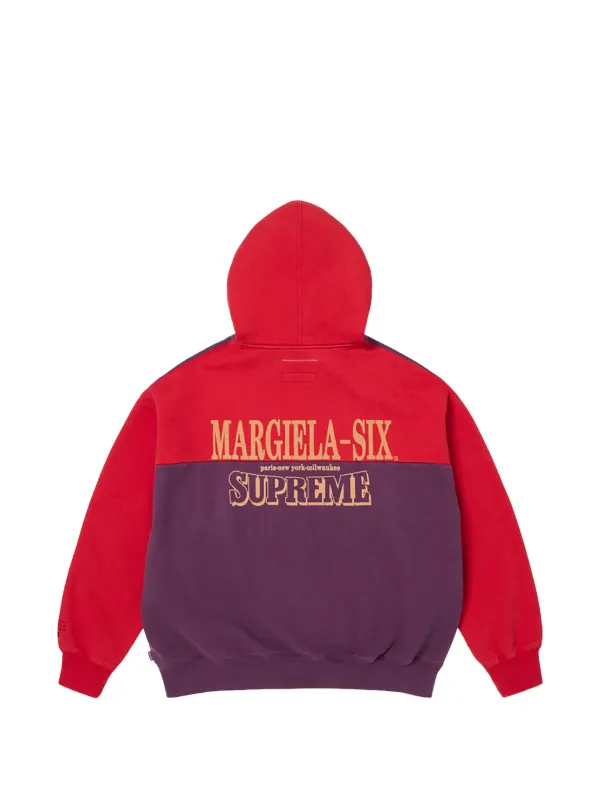 Supreme x MM6 Maison Margiela eagle-motif Hoodie | Purple