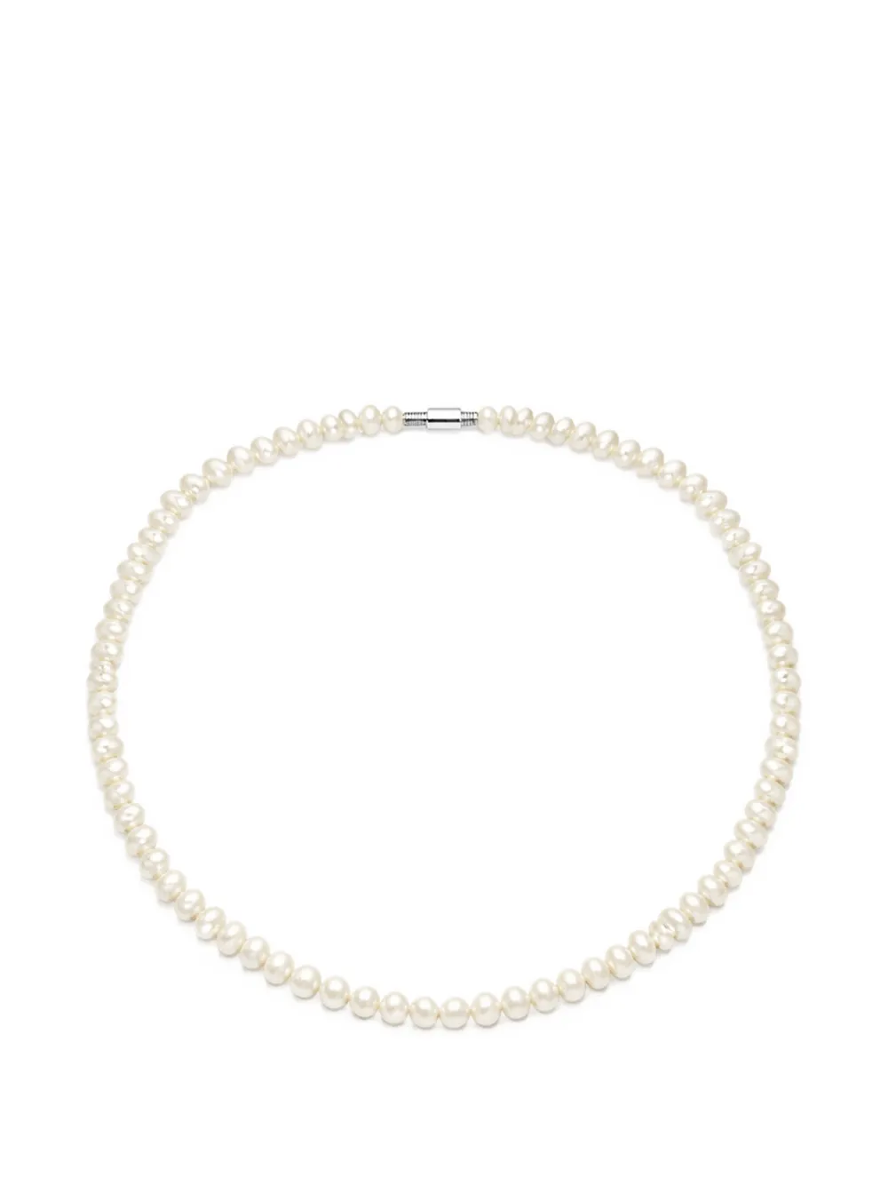 YOJ Choker pearl necklace - Argento