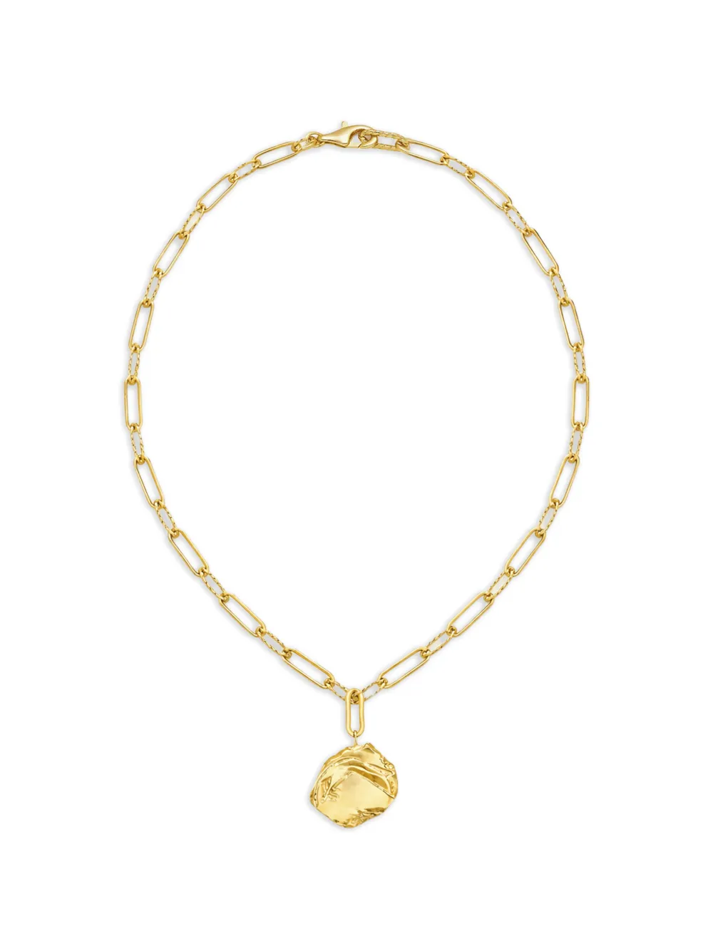 YOJ chain pendant necklace - Oro