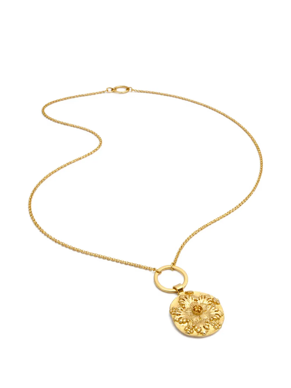 YOJ Maxi Flower pendant necklace - Oro