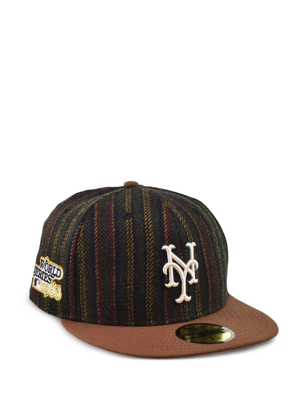 NEW ERA CAP 59FIFTY New York Mets herringbone fitted cap - Verde