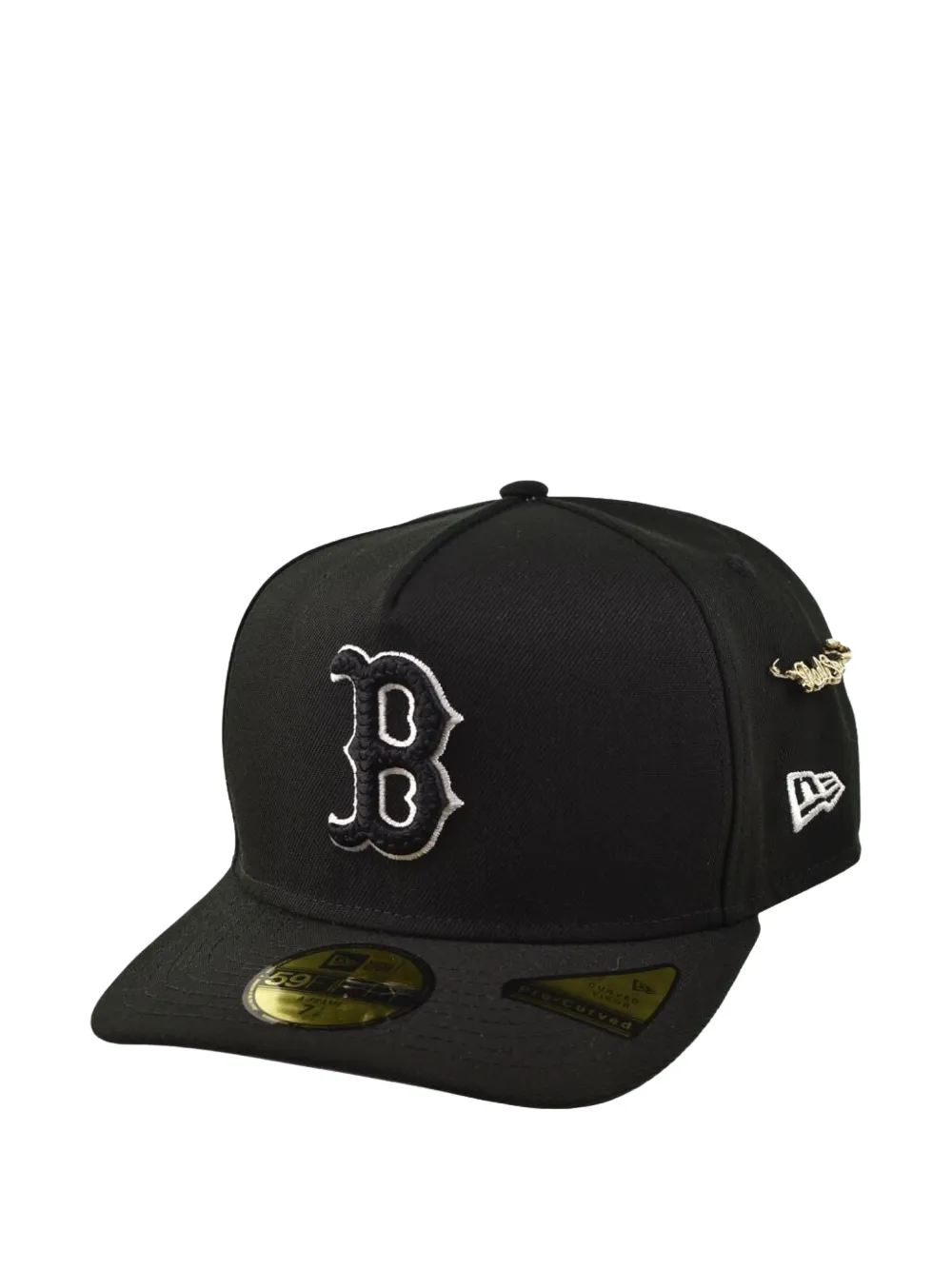 NEW ERA CAP 59FIFTY Boston Red Sox script pin fitted hat - Nero