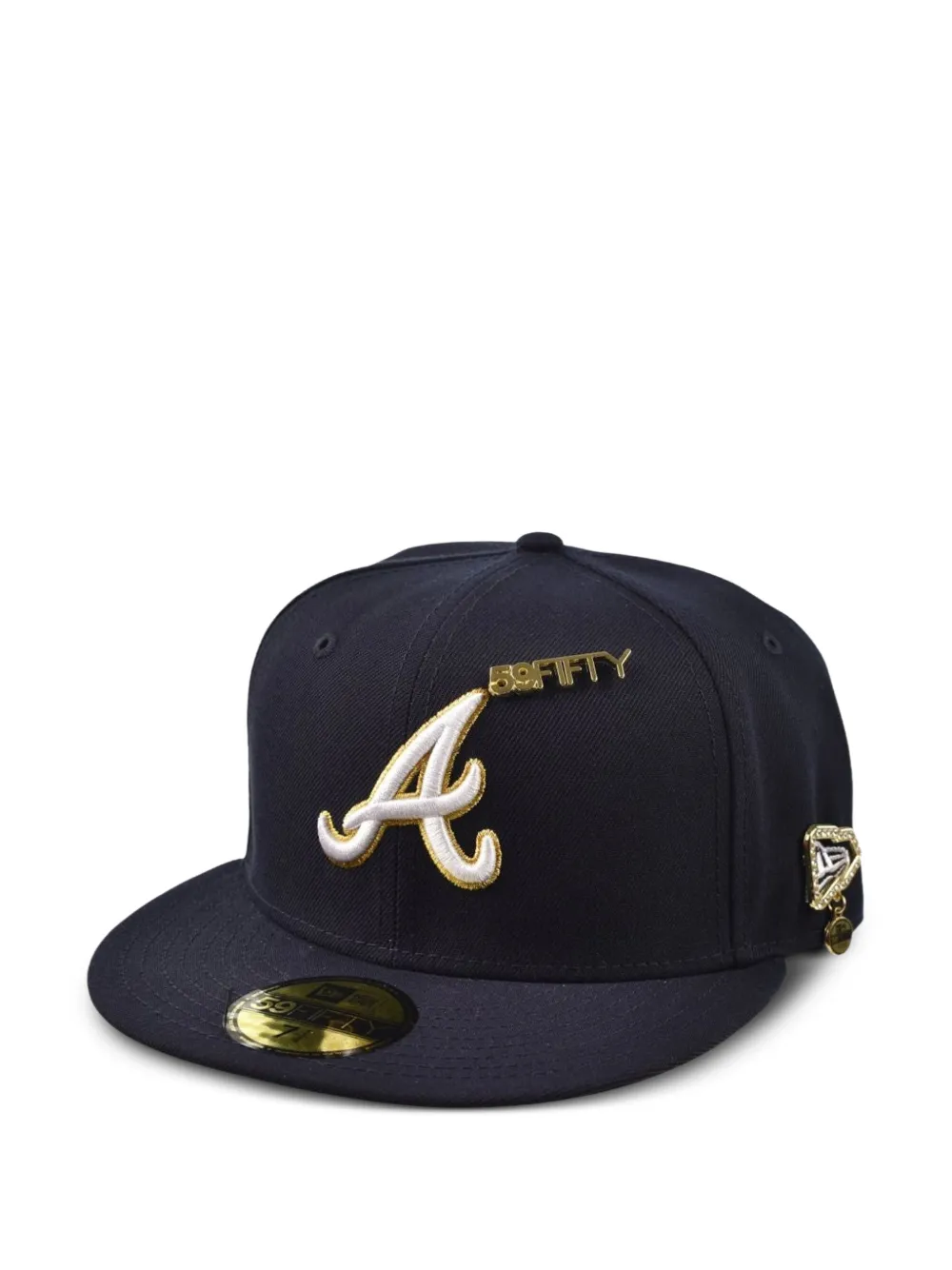 NEW ERA CAP Atlanta Braves embroidered fitted hat - Blu