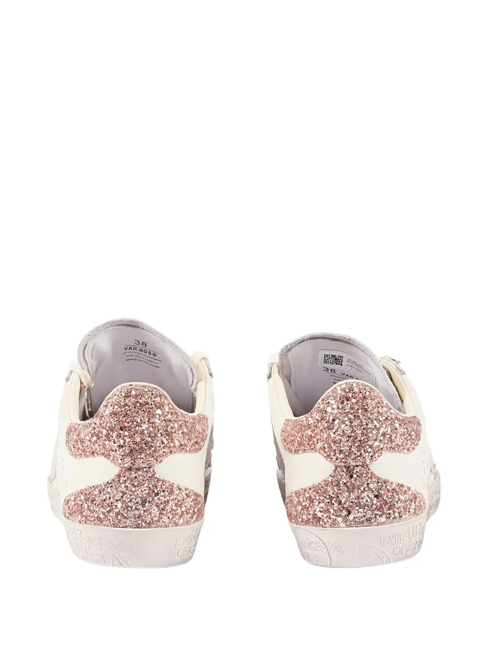 Premiata Steven-D leren sneakers Beige