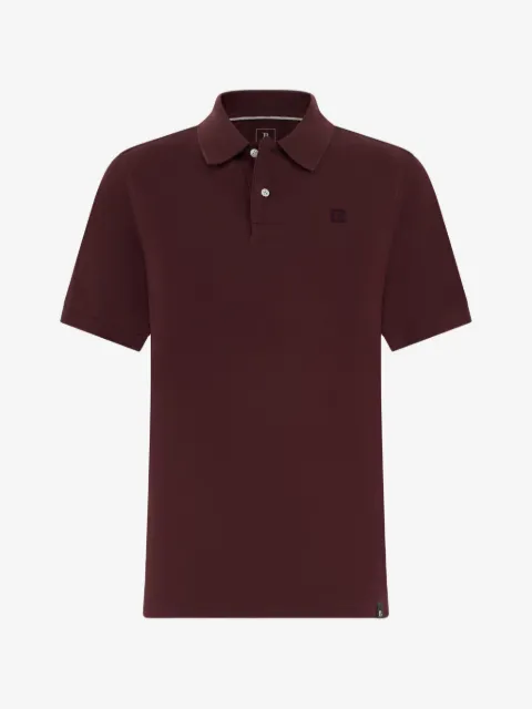 Boggi Milano regular fit cotton piqué polo shirt