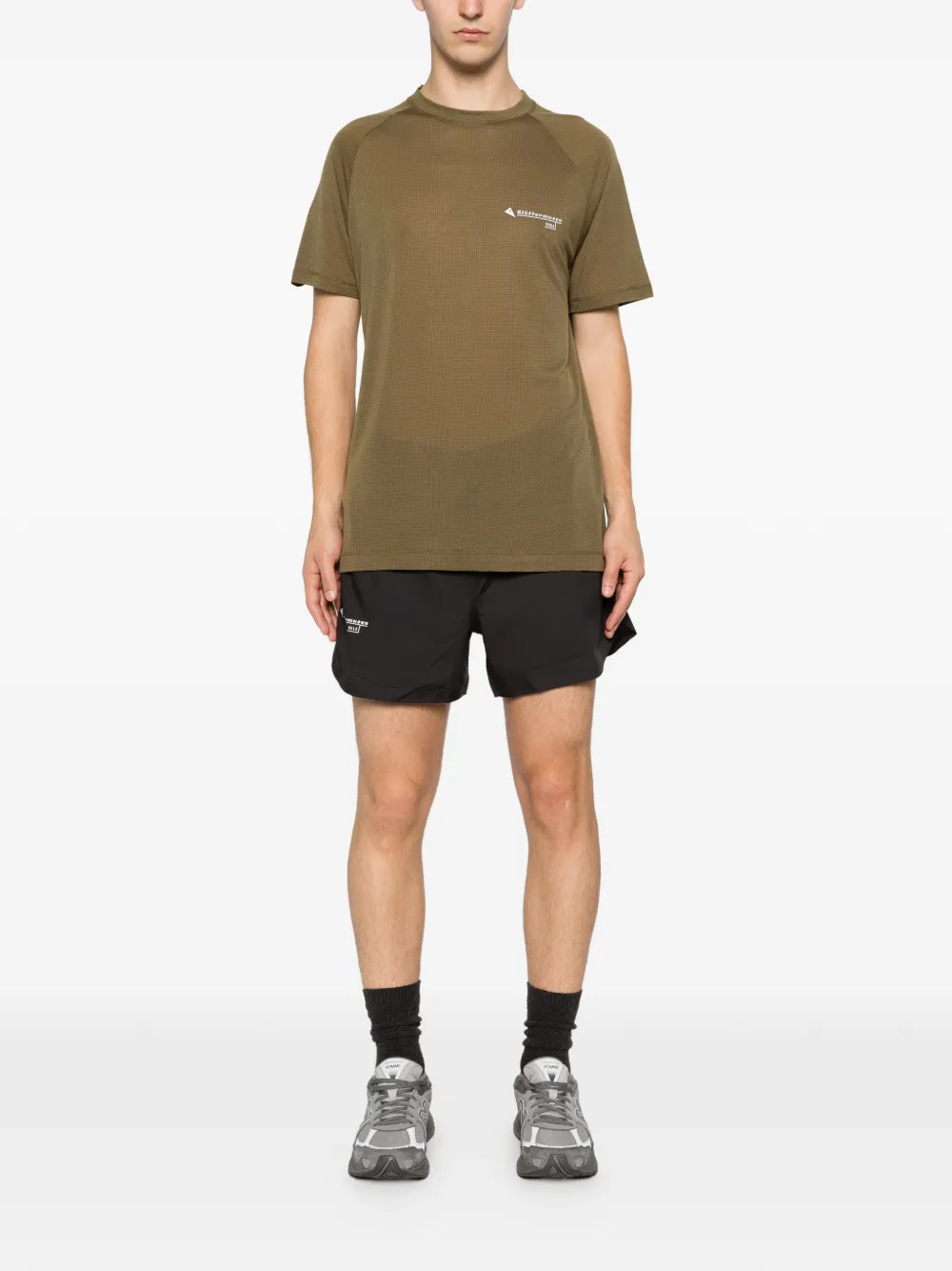 Klättermusen T-shirt met logoprint Groen