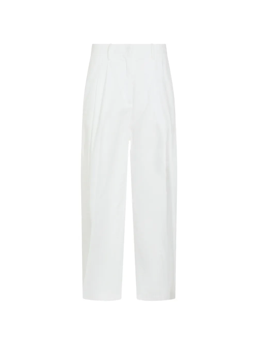 Moorer pleated trousers - Bianco
