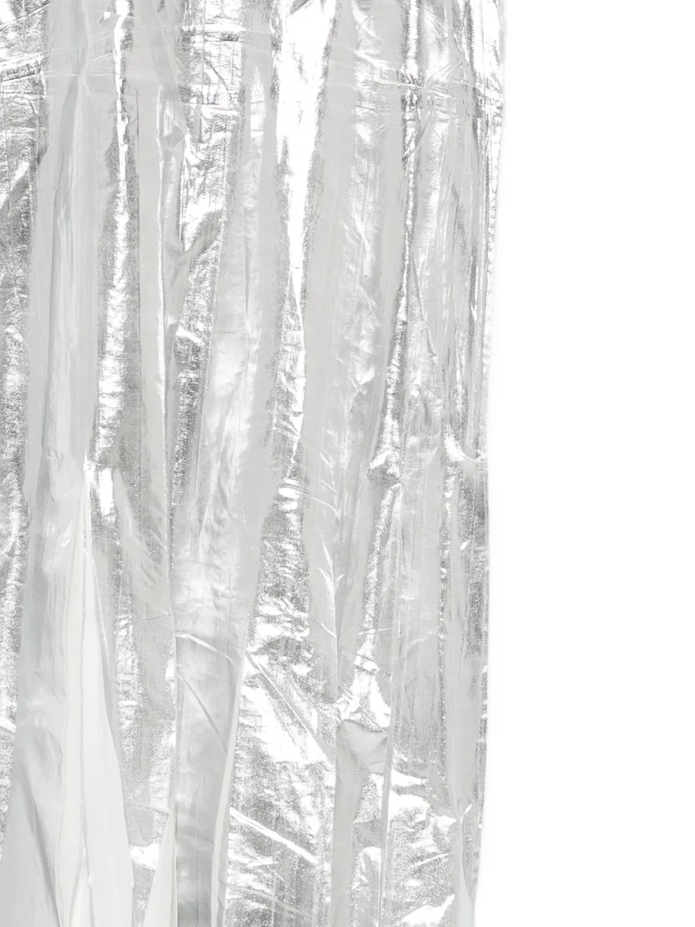 Tela Yuki metallic midi-jurk Zilver