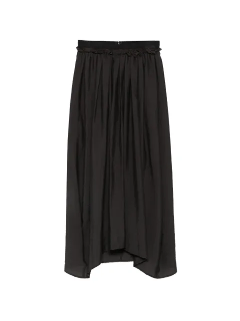 Tela ruffled asymmetric skirt