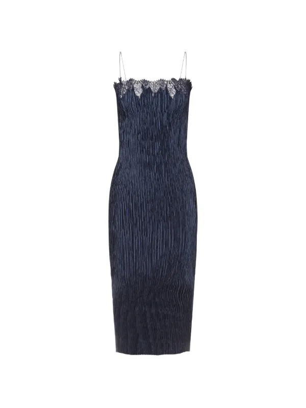 Fforme Lumi Midi Dress in Blue