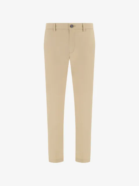 Boggi Milano zip cotton trousers