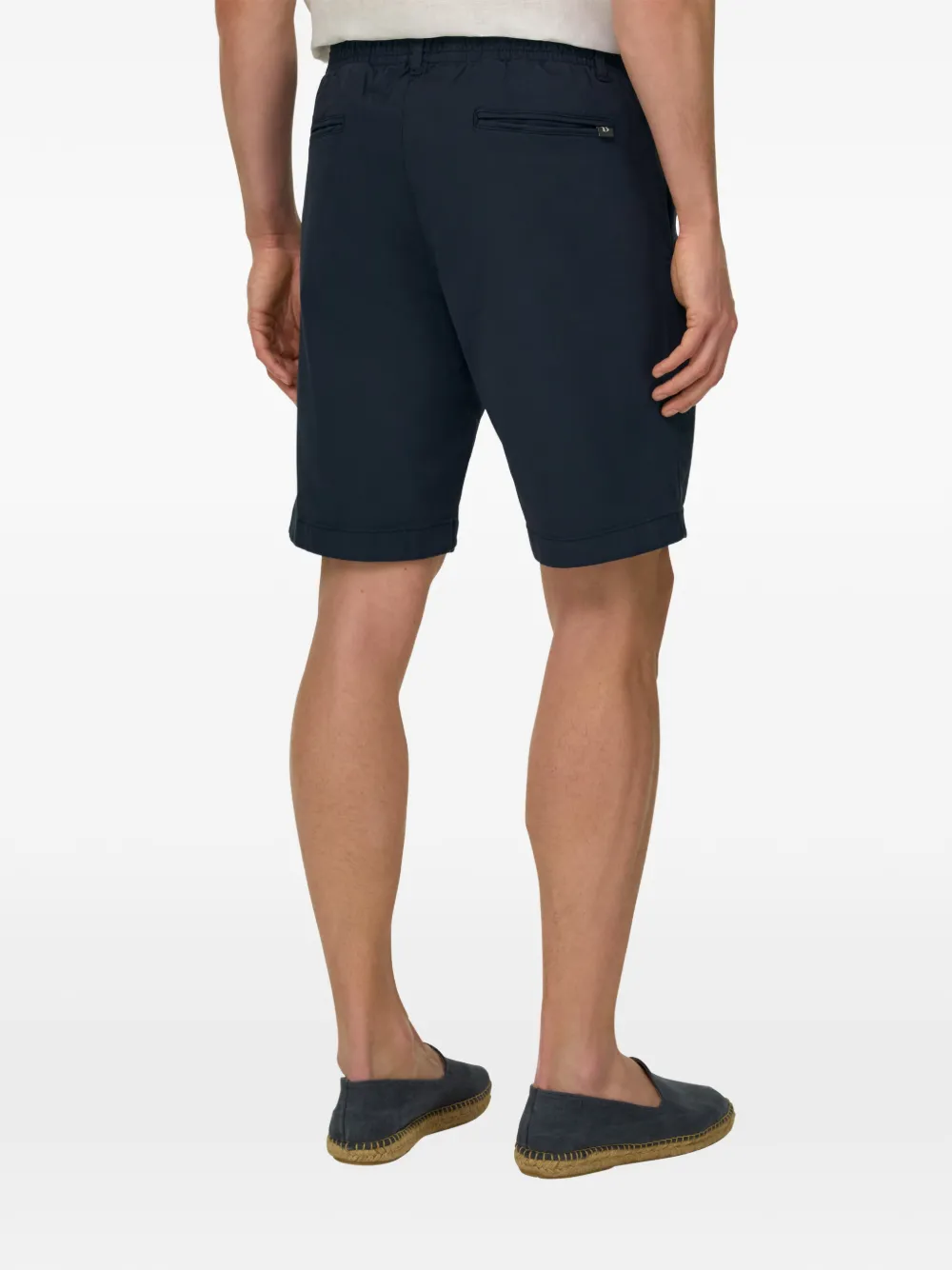 Boggi Milano Shorts met trekkoord Blauw