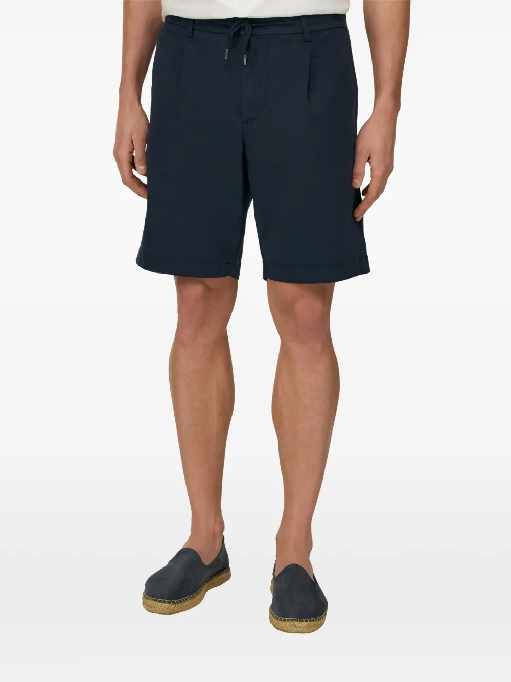 Boggi Milano Shorts met trekkoord Blauw