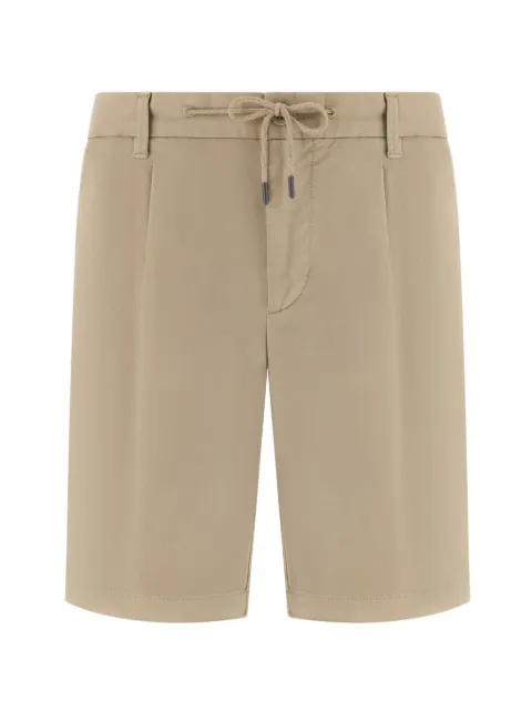 Boggi Milano drawstring pleated shorts