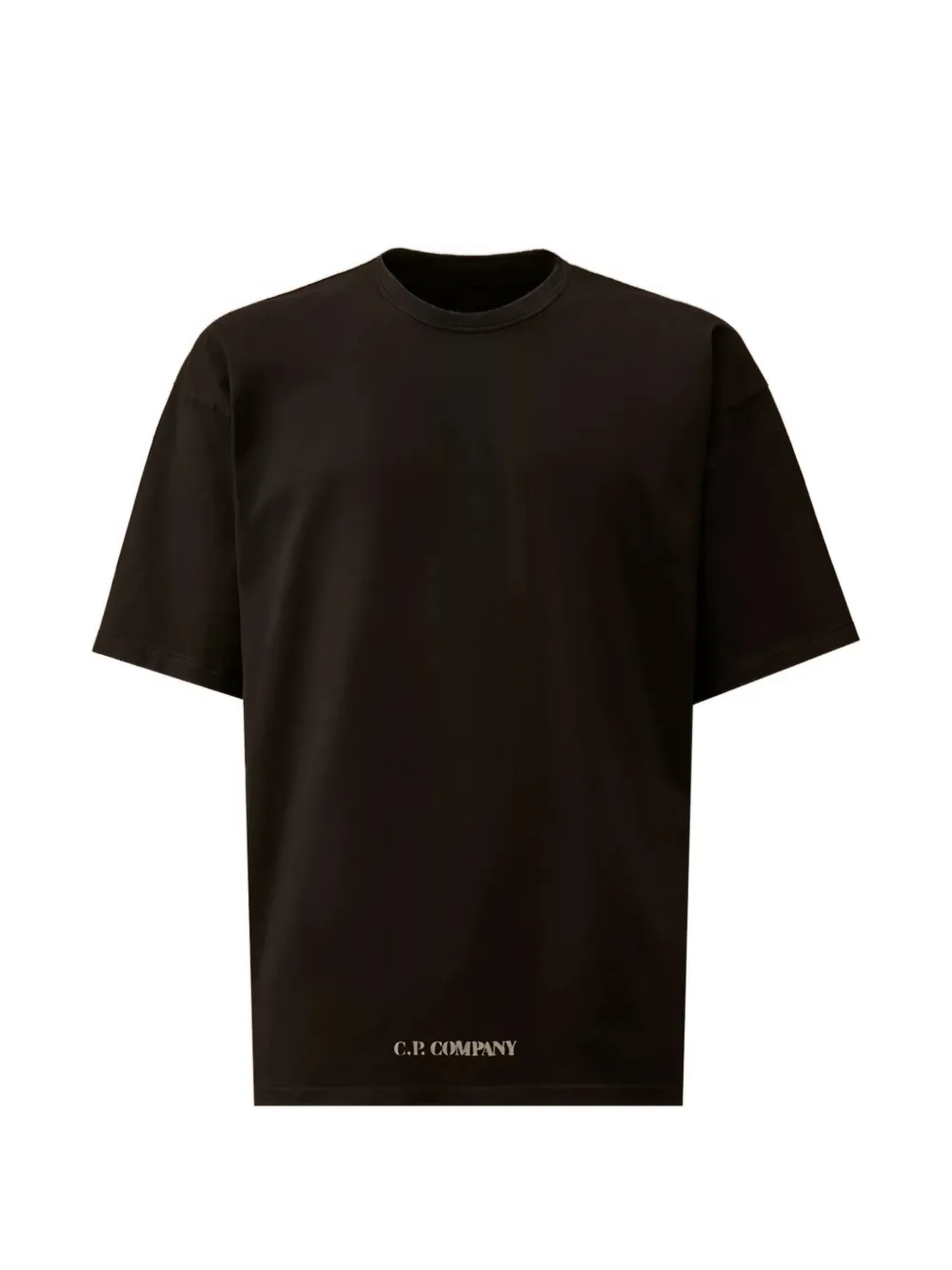 C.P. Company logo-print short-sleeve T-shirt - Schwarz