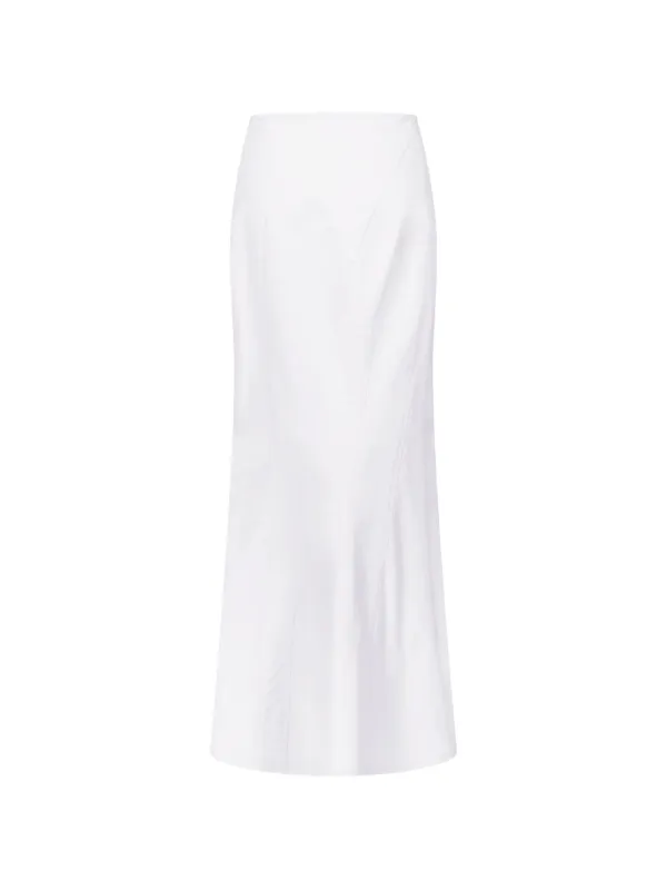 Fforme Ora Panelled Maxi Skirt in White