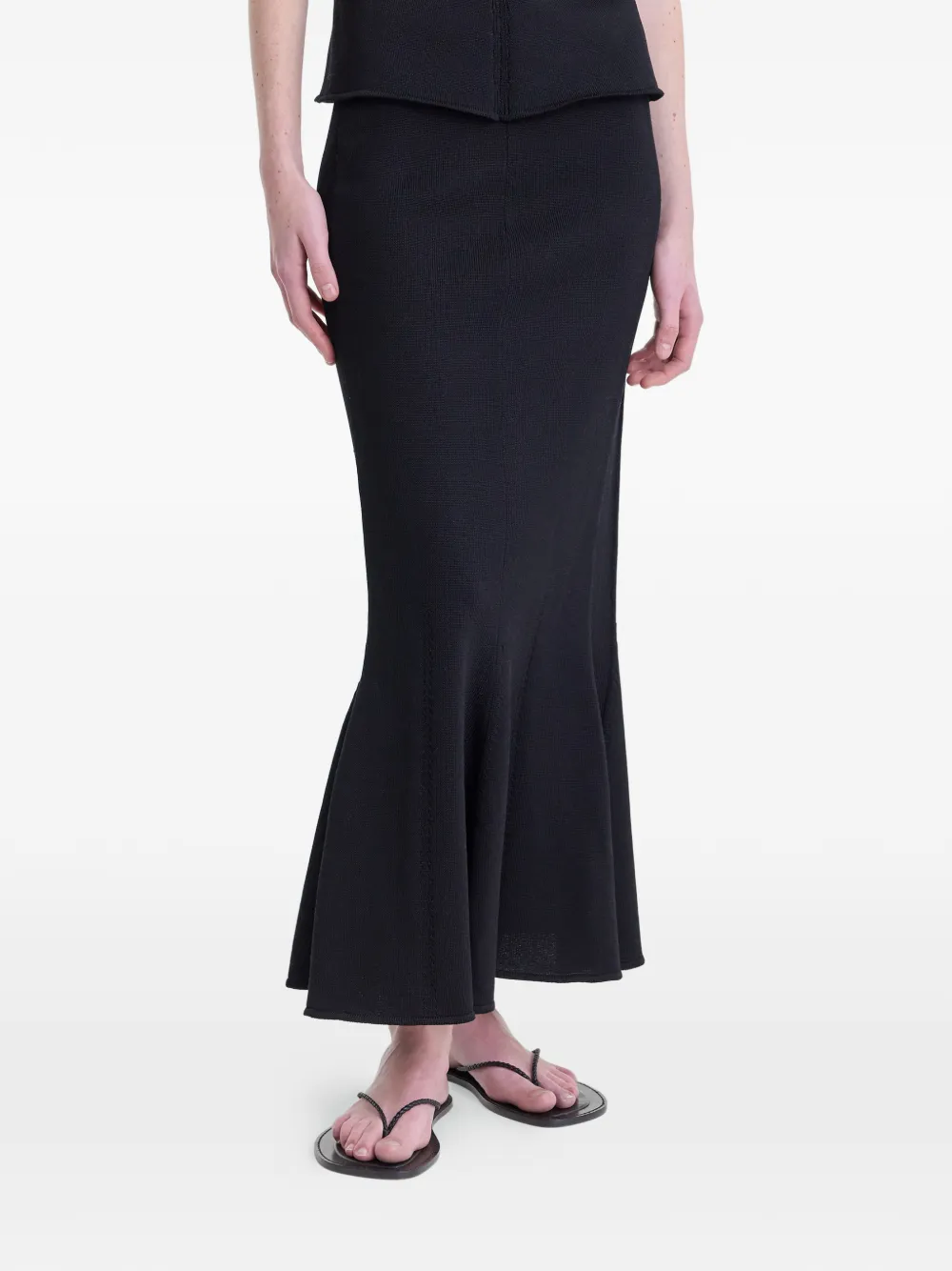 FFORME Flora maxi-rok Zwart