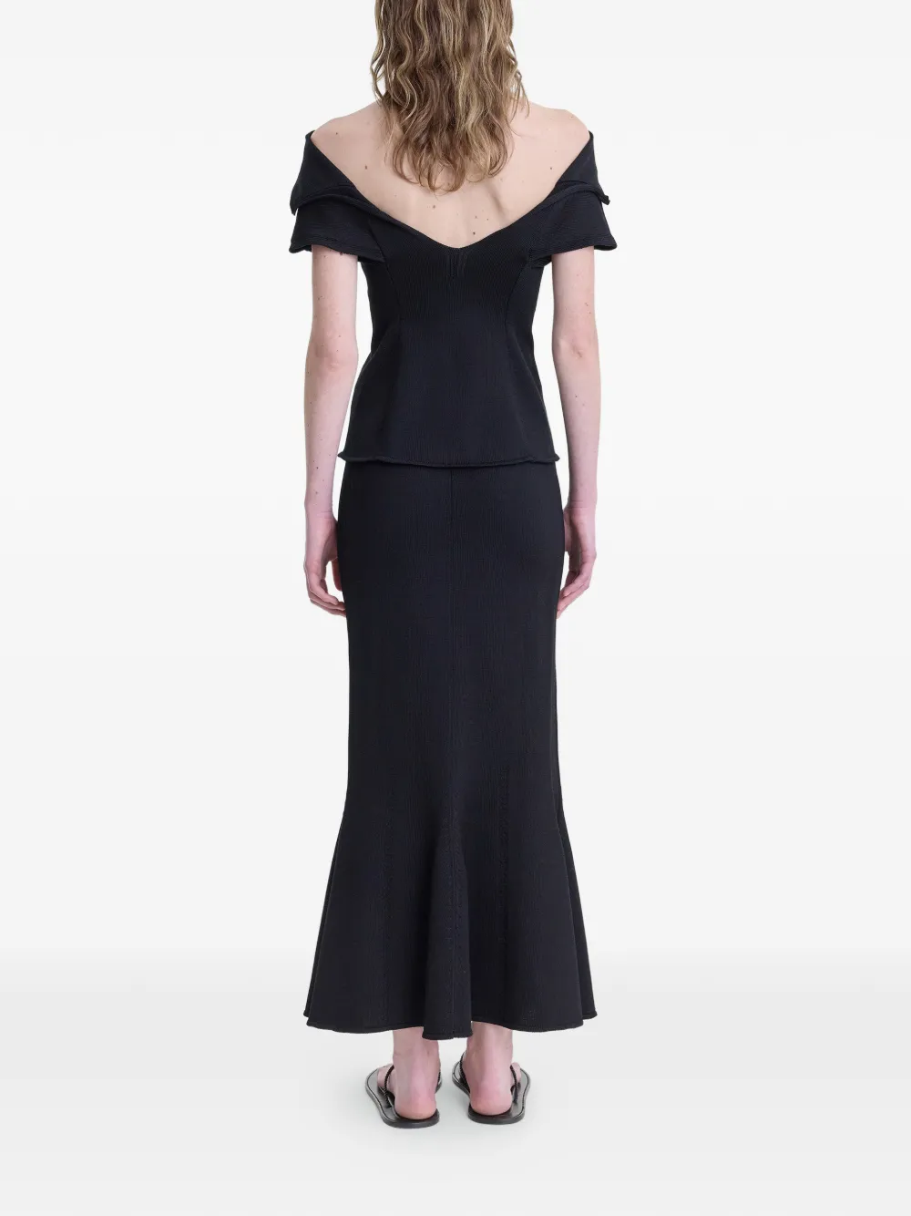 FFORME Flora maxi-rok Zwart