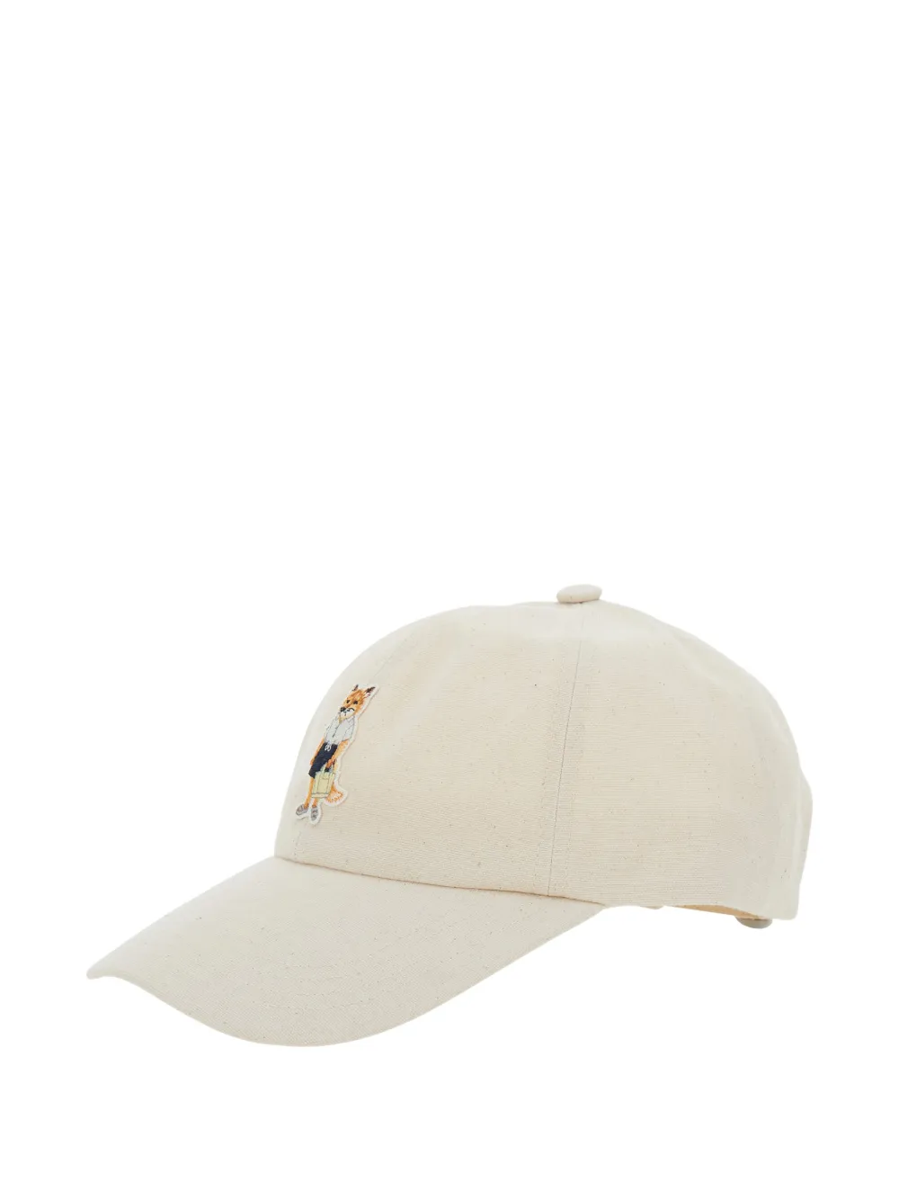 Maison Kitsuné Dressed Fox cotton baseball cap - Toni neutri