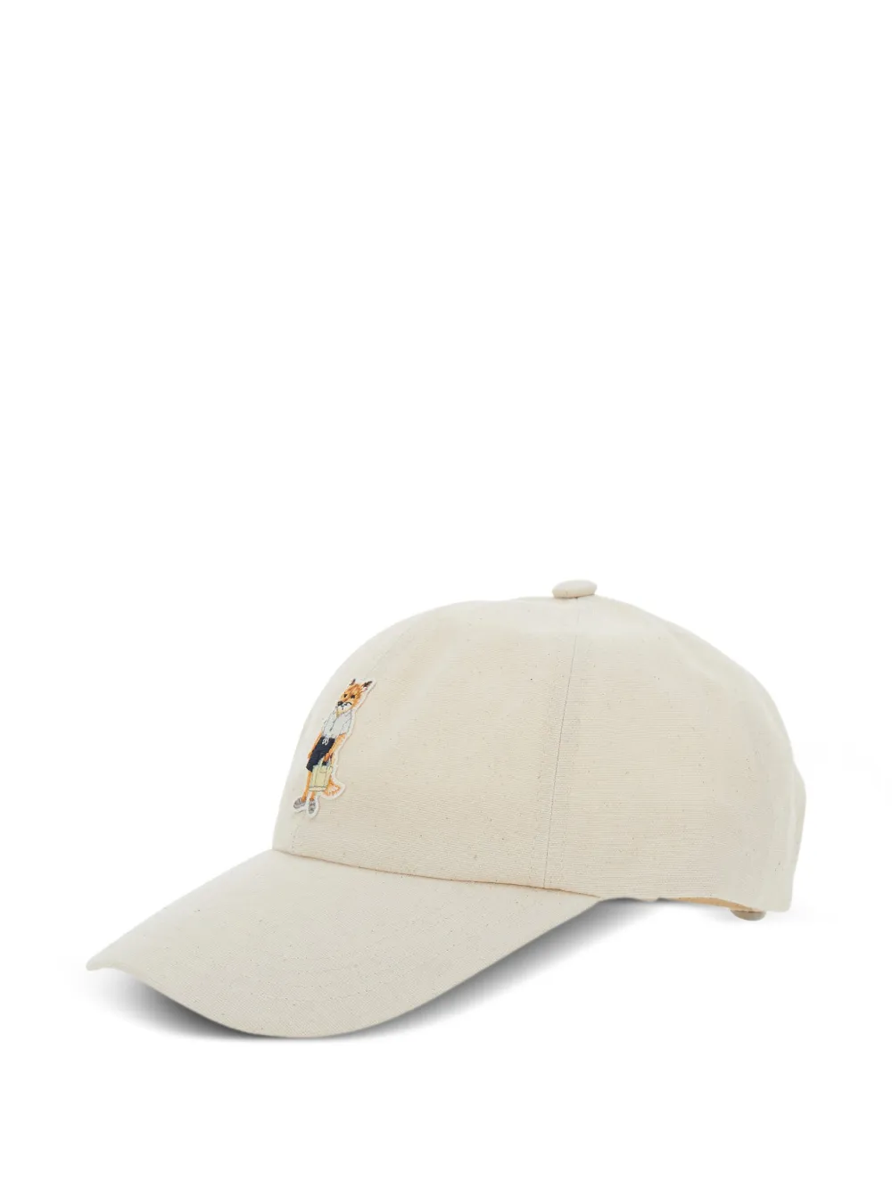 Maison Kitsuné Dressed Fox cotton baseball cap - Toni neutri