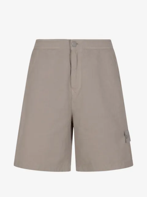 Stone Island logo-patch shorts