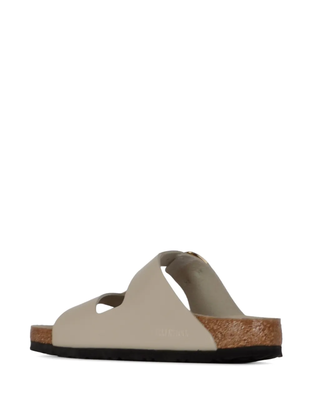 Birkenstock Arizona buckled leather sandals Beige