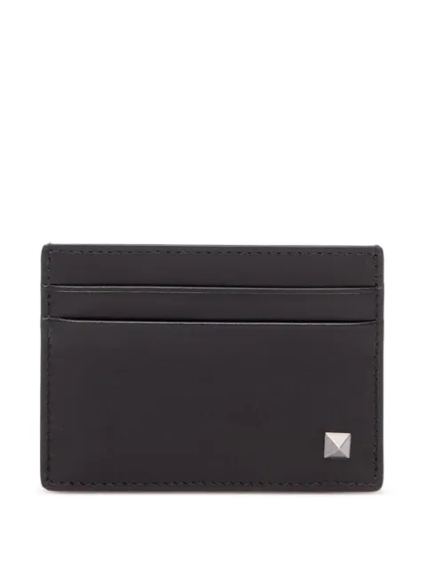 Valentino Garavani Rockstud calfskin card holder