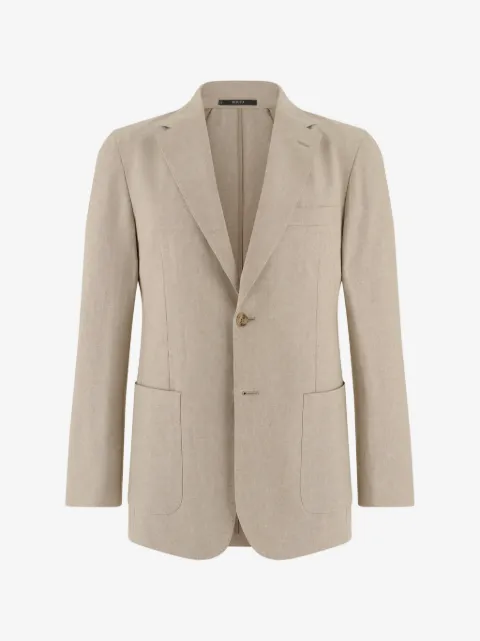 Boggi Milano mélange linen and cotton jacket