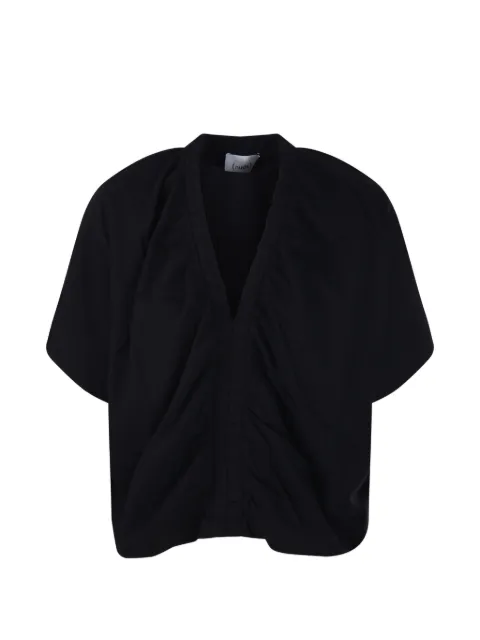 Nude Gesmockt T-shirt met V-hals