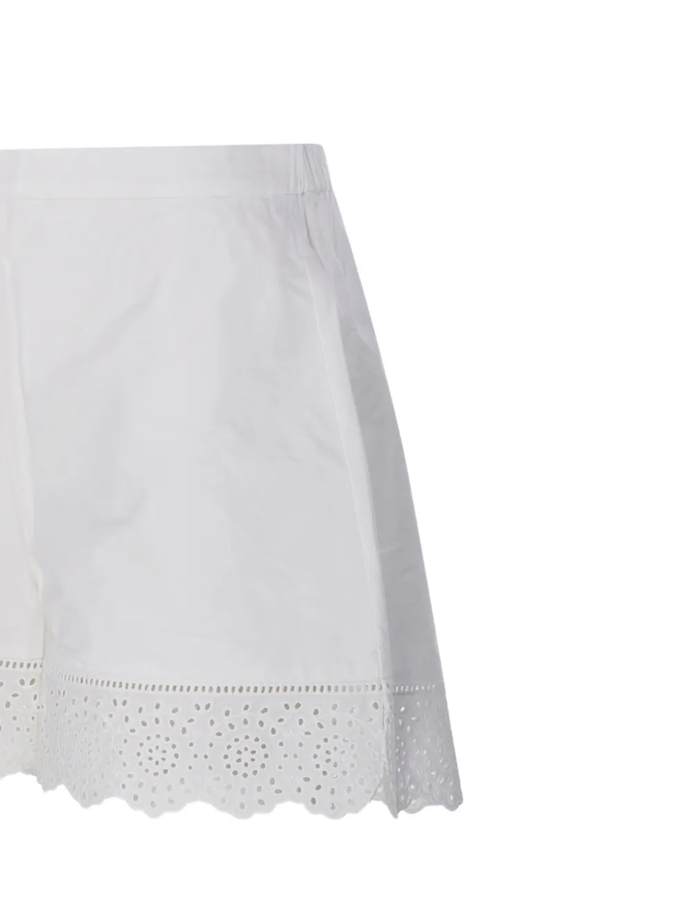 By Malene Birger Greta shorts met ringlets Wit