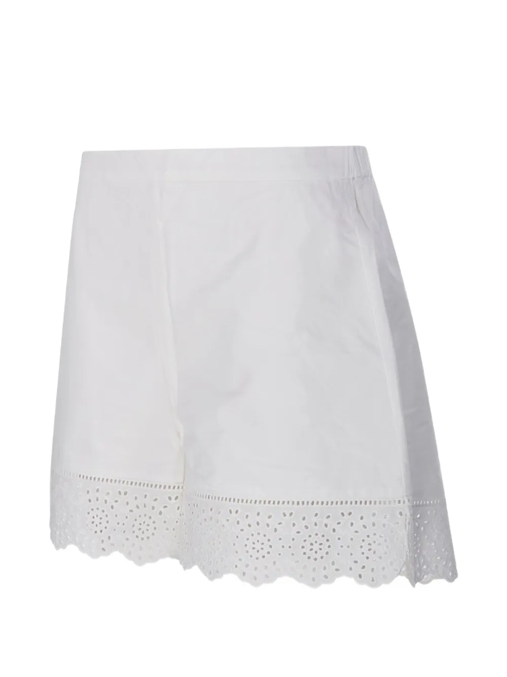  By Malene Birger Short Greta à Détails D’œillets - Blanc 
