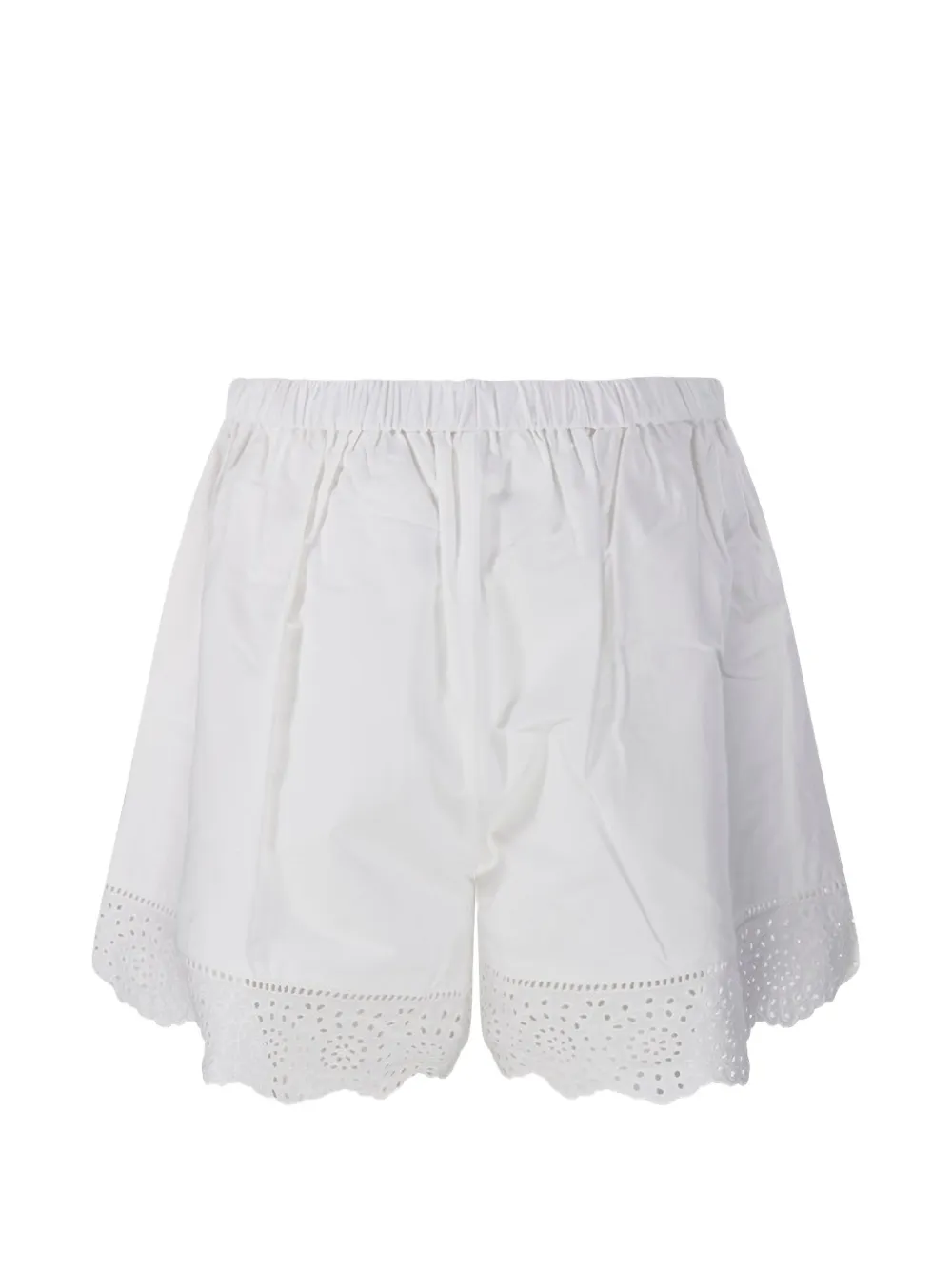  By Malene Birger Short Greta à Détails D’œillets - Blanc 