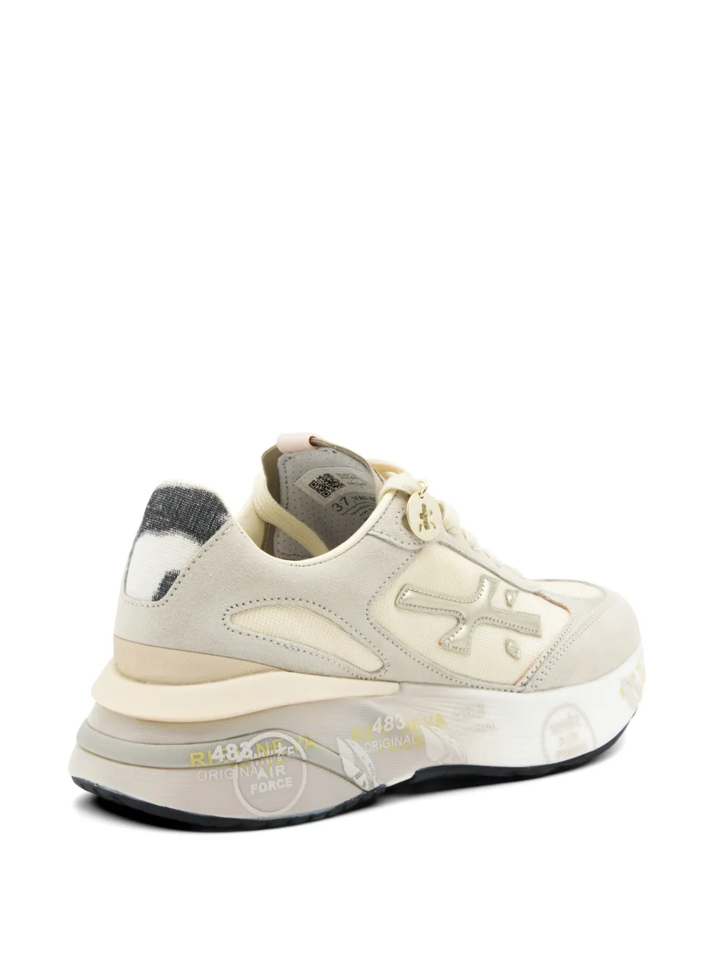 Premiata Moerun 7304 sneakers met ronde neus Beige