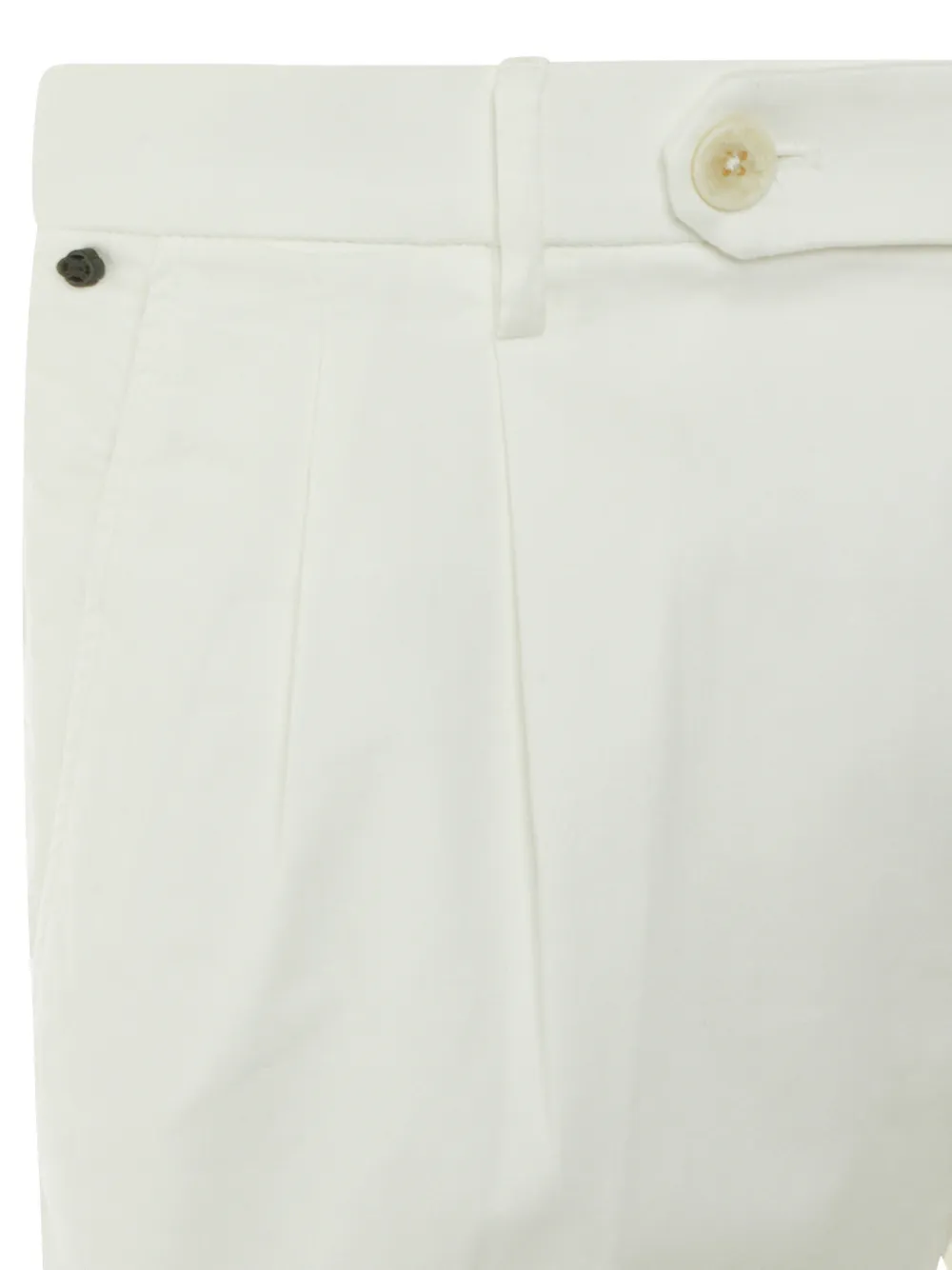 GTA Pantalone Broek met knopen Beige
