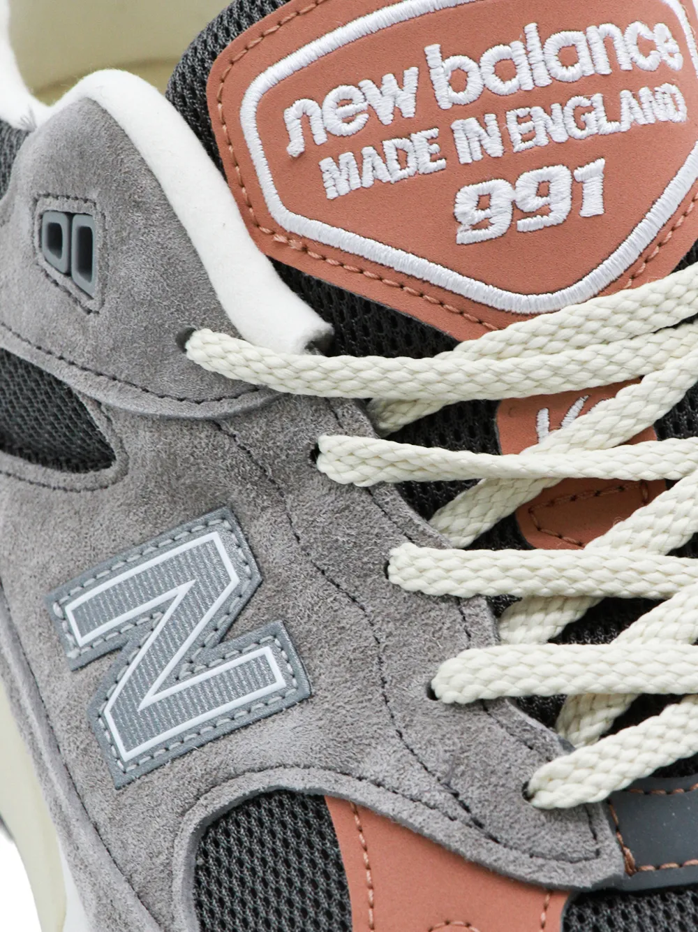 New Balance 991v2 sneakers met logo Grijs