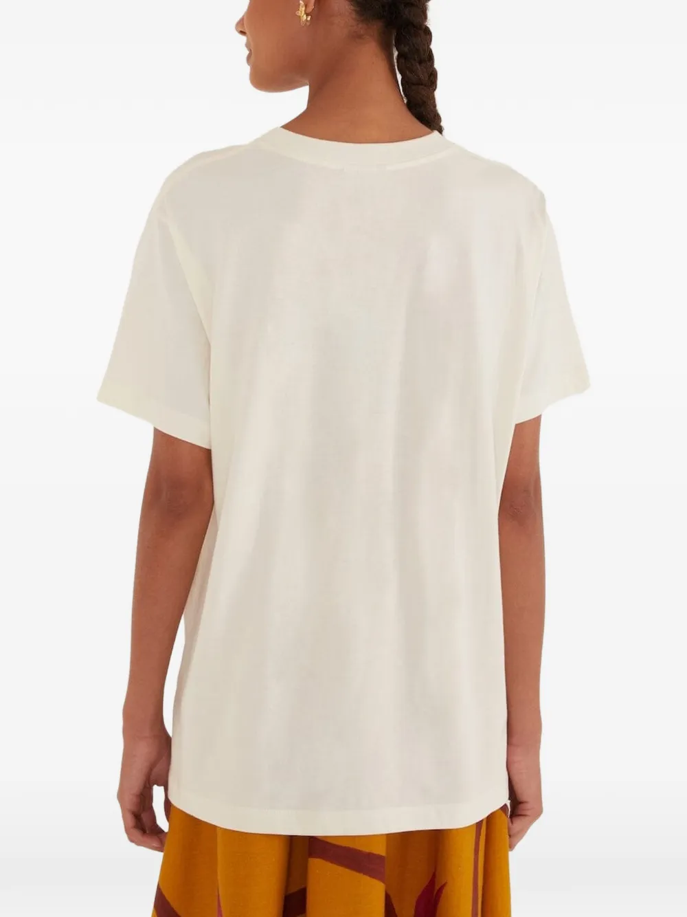 FARM Rio T-shirt met papegaaiprint Wit