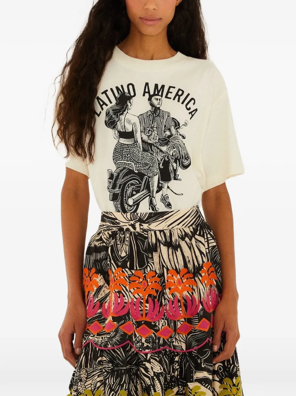 FARM Rio Latino Americana organic cotton T-shirt
