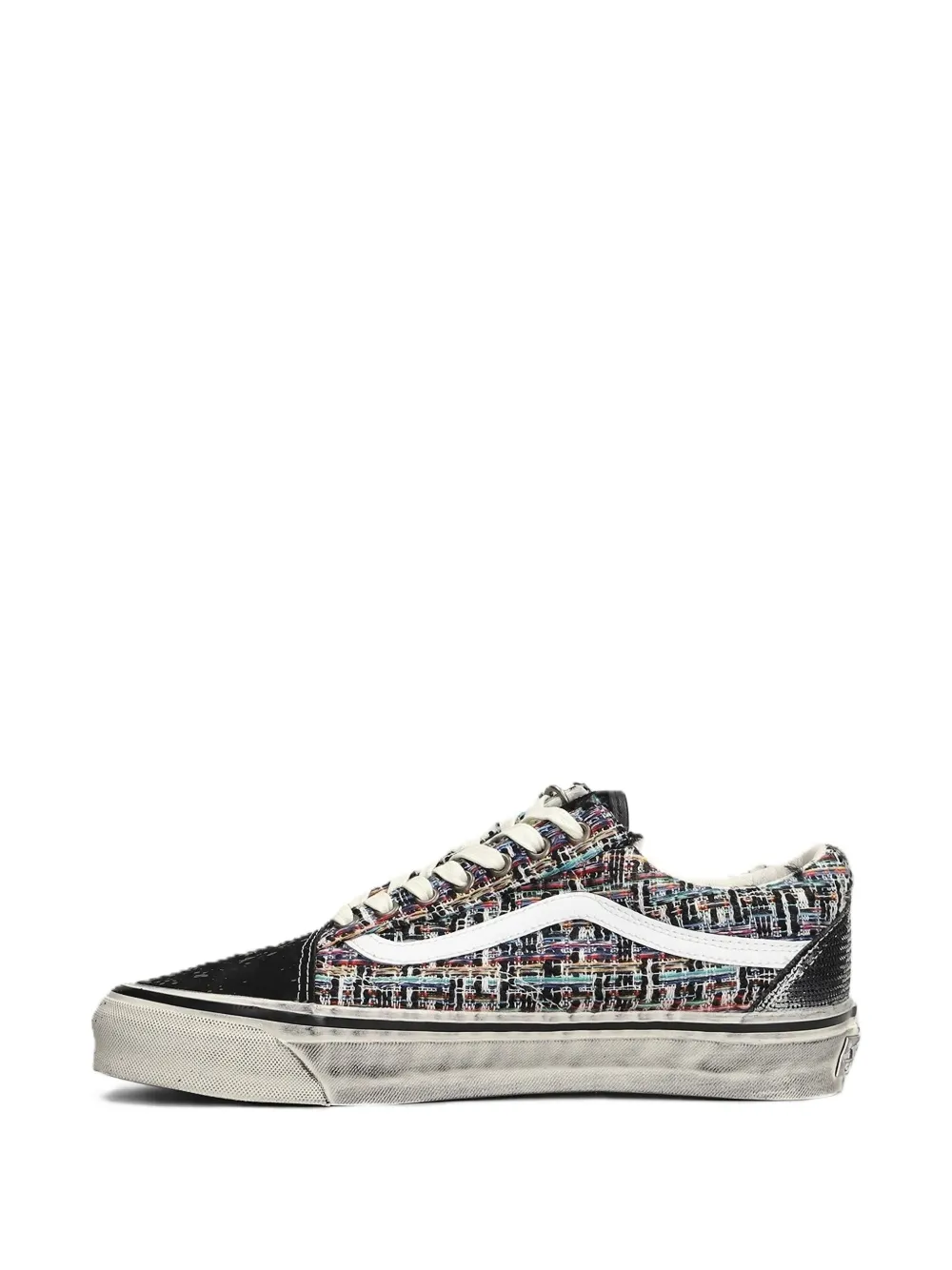 Vans Premium Old Skool sneakers met bedel Zwart