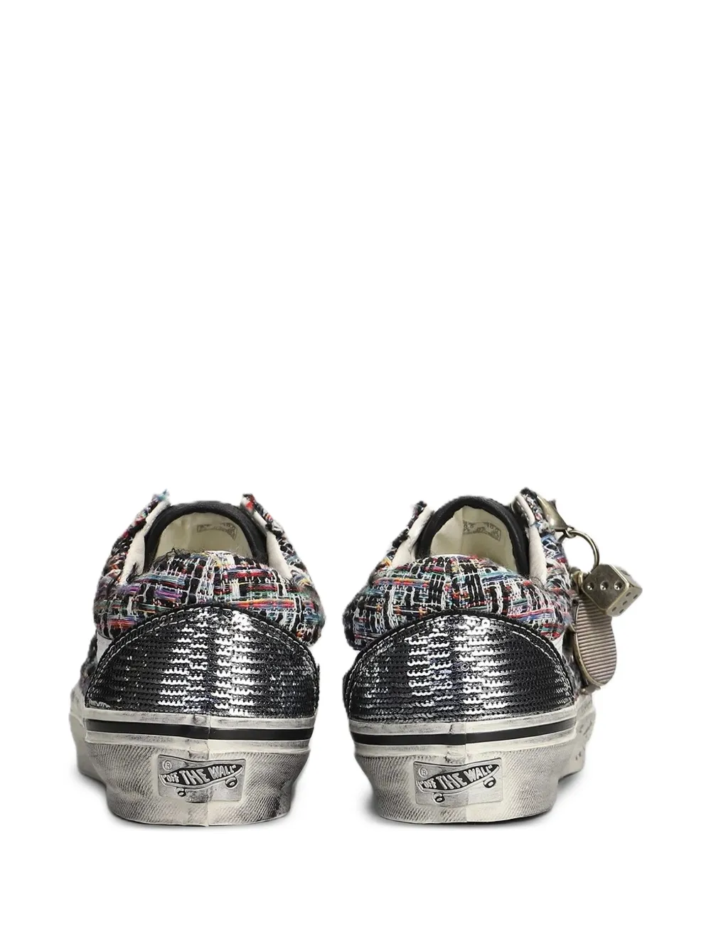 Vans Premium Old Skool sneakers met bedel Zwart