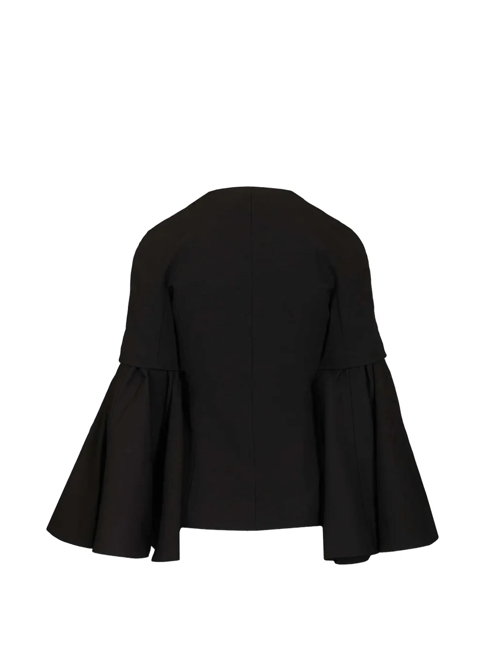 Jacquemus Le Paysan jack met flared mouwen en V-hals Zwart
