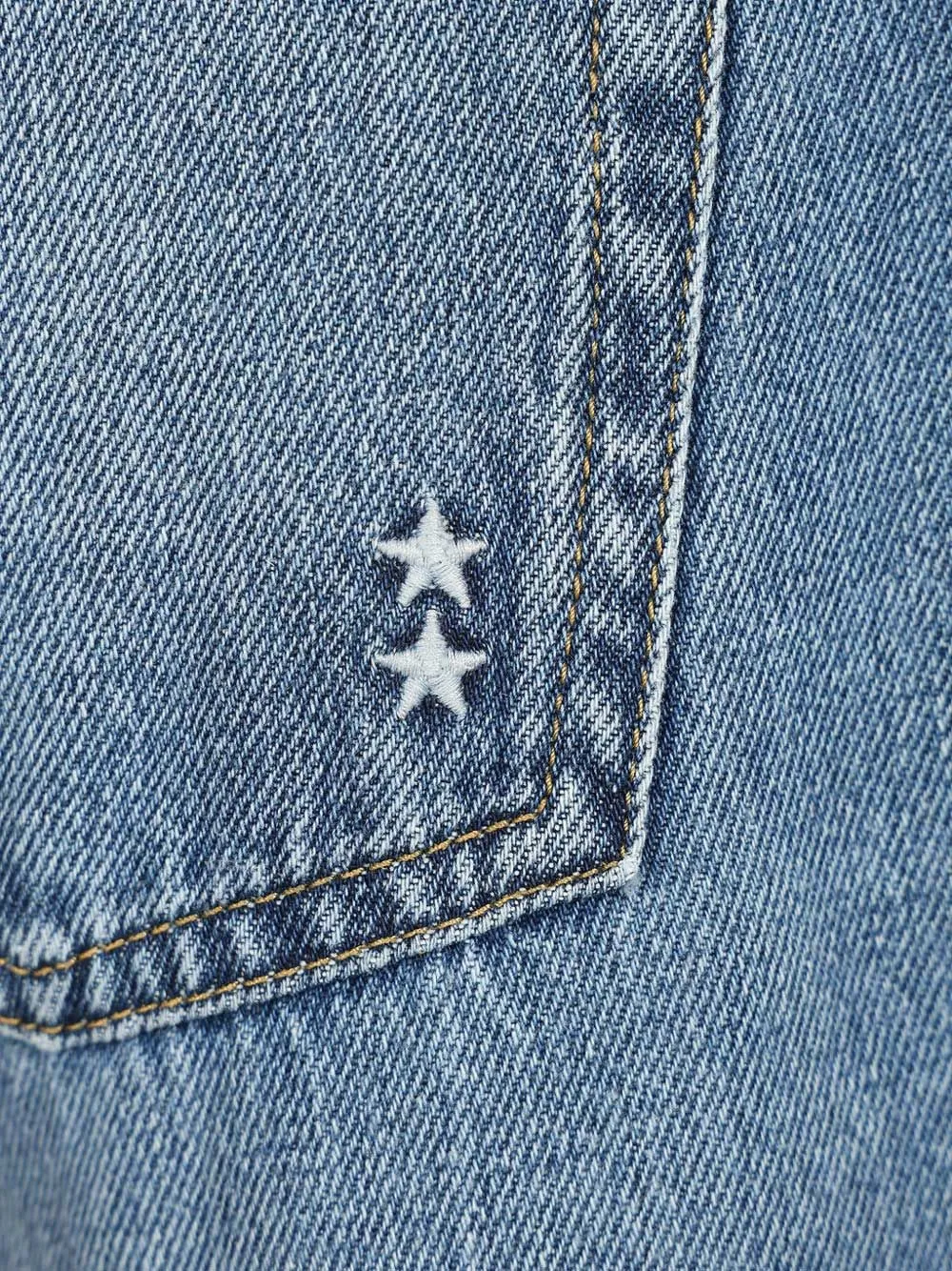 ICON DENIM Bea low-waist jeans met wijde pijpen Blauw