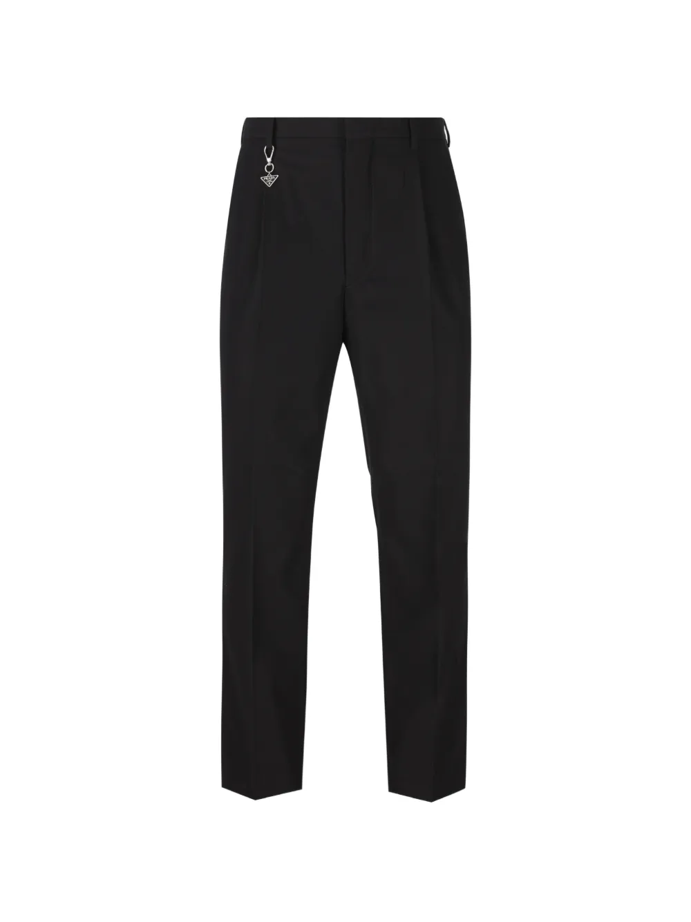 Prada charm-detail trousers - Nero
